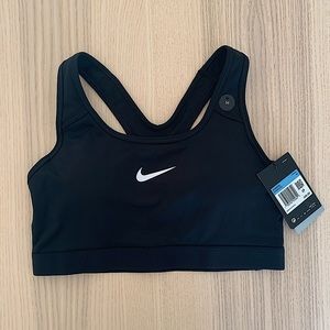 Nike black sports bra